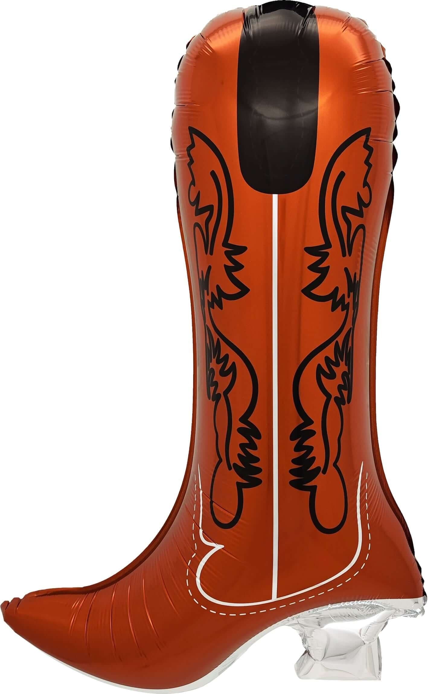 cti Balloons 31" Brown Cowboy Boot 1ct 31" Brown Cowboy Boot 1ct