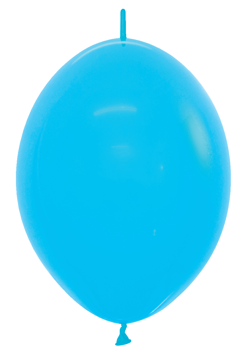 Balloons2Go Balloons 6 inch (50 Ct) / Fashion Blue Sempertex Link-O-Loon Balloons 25ct Sempertex Link-O-Loon Balloons 25ct
