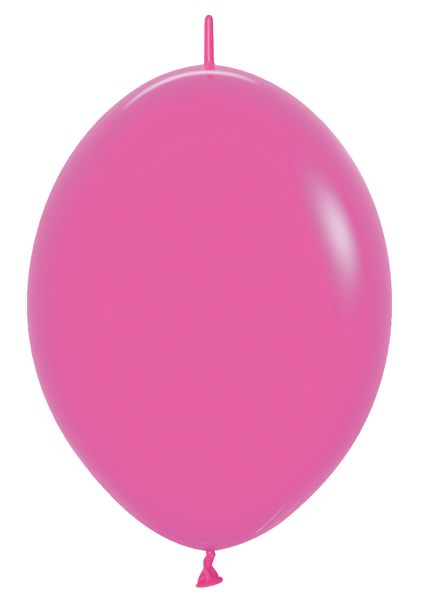Balloons2Go Balloons 6 inch (50 Ct) / Fashion Fuschia Sempertex Link-O-Loon Balloons 25ct Sempertex Link-O-Loon Balloons 25ct