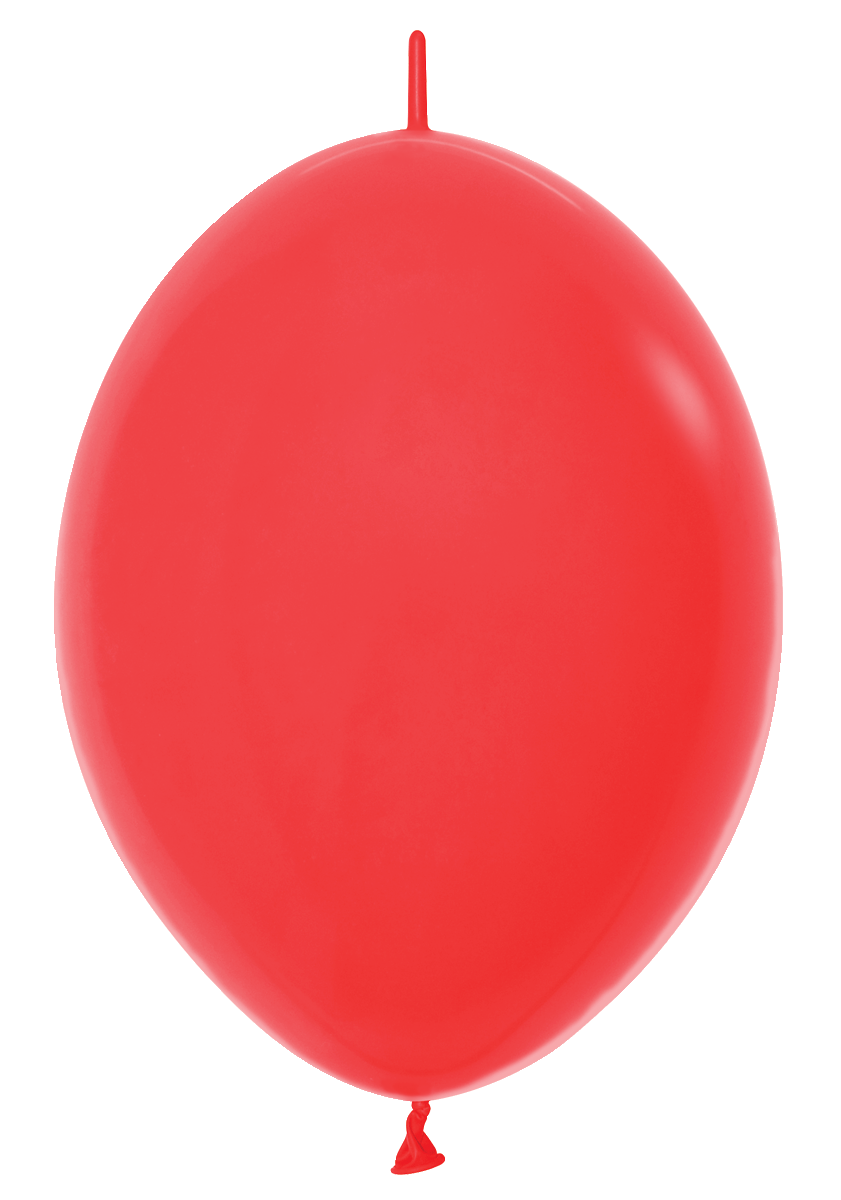 Balloons2Go Balloons 6 inch (50 Ct) / Fashion Red Sempertex Link-O-Loon Balloons 25ct Sempertex Link-O-Loon Balloons 25ct