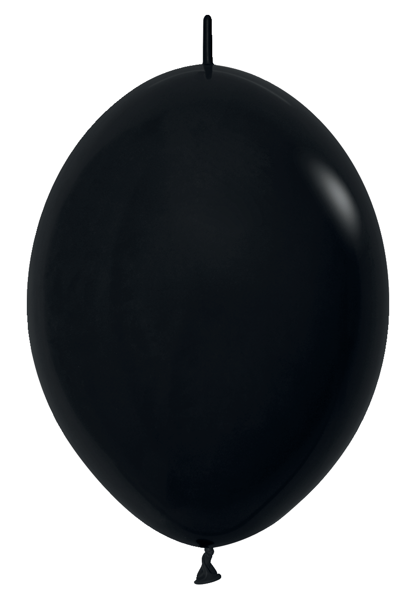 Balloons2Go Balloons 6 inch (50 Ct) / Fashion Black Sempertex Link-O-Loon Balloons 25ct Sempertex Link-O-Loon Balloons 25ct
