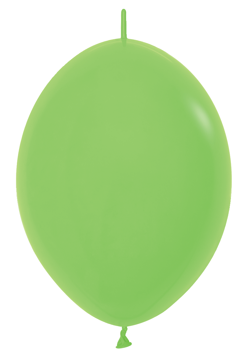 Balloons2Go Balloons 6 inch (50 Ct) / Fashion Key Lime Sempertex Link-O-Loon Balloons 25ct Sempertex Link-O-Loon Balloons 25ct