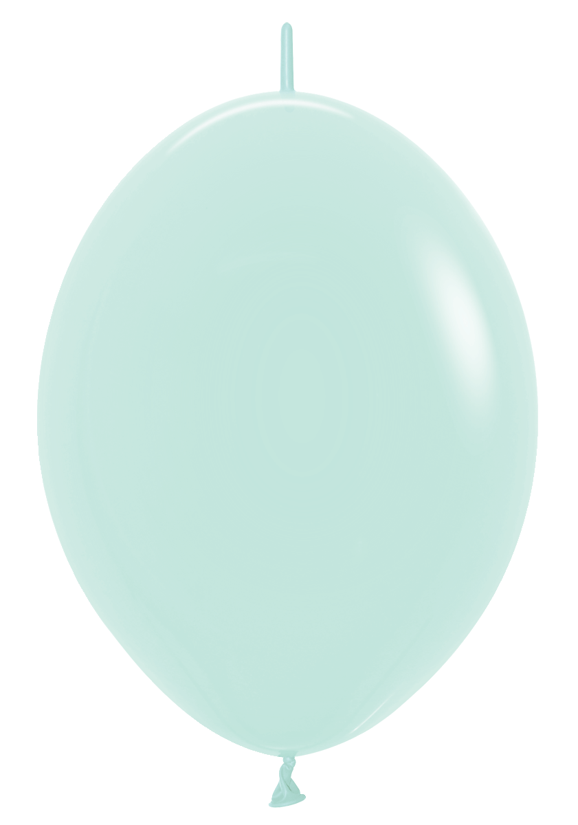 Balloons2Go Balloons 12 inch (50 Ct) / Pastel Matte Green Sempertex Pastel Matte Link-O-Loon Balloon Sempertex Pastel Matte Link-O-Loon Balloon