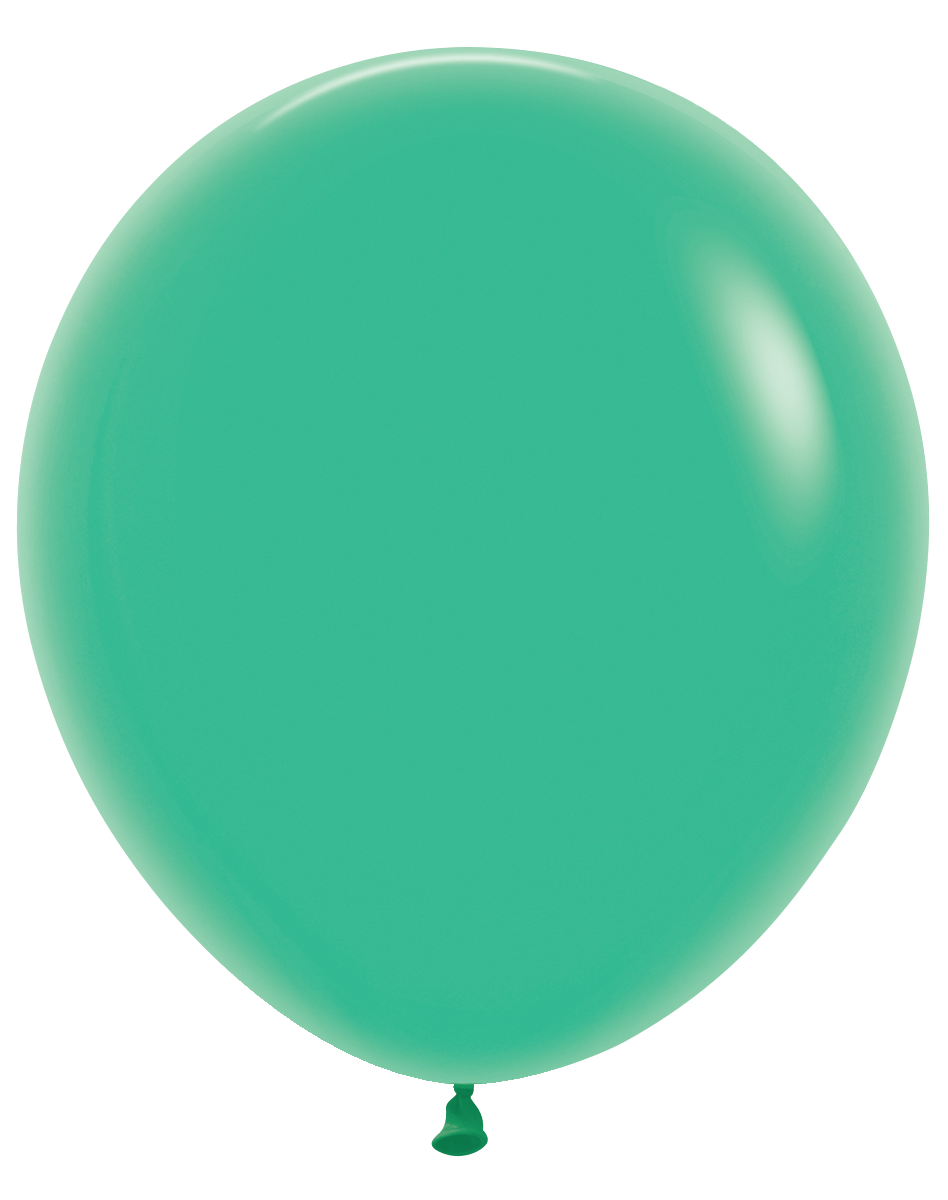 Balloons2Go Balloons Fashion Green / 18 inch (25 Ct) Sempertex Fashion Color Latex Balloons All Sizes Sempertex Fashion Balloons | Bold Color Collection