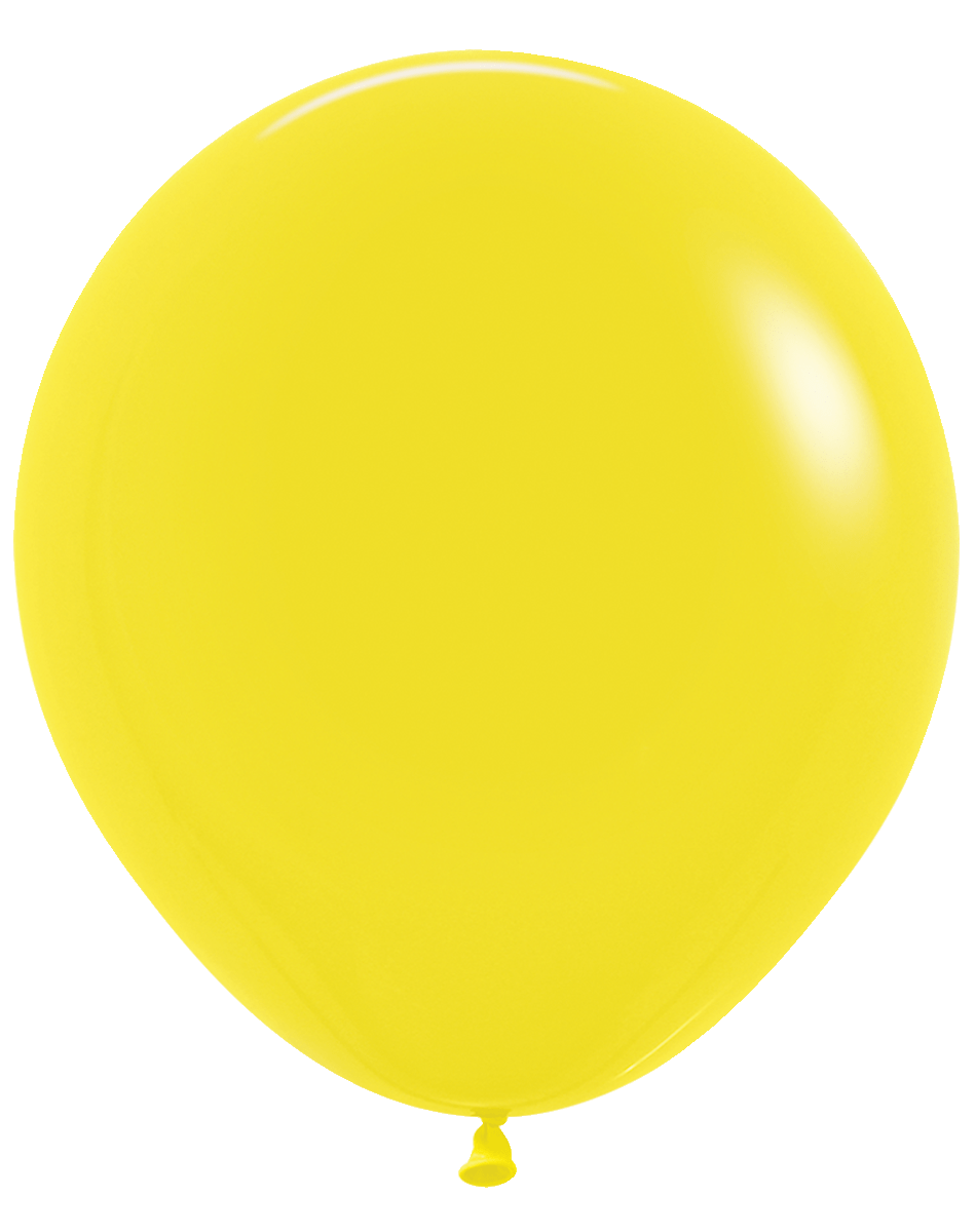 Balloons2Go Balloons Fashion Yellow / 18 inch (25 Ct) Sempertex Fashion Color Latex Balloons All Sizes Sempertex Fashion Balloons | Bold Color Collection