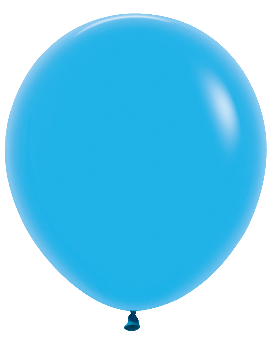 Balloons2Go Balloons Fashion Blue / 18 inch (25 Ct) Sempertex Fashion Color Latex Balloons All Sizes Sempertex Fashion Balloons | Bold Color Collection