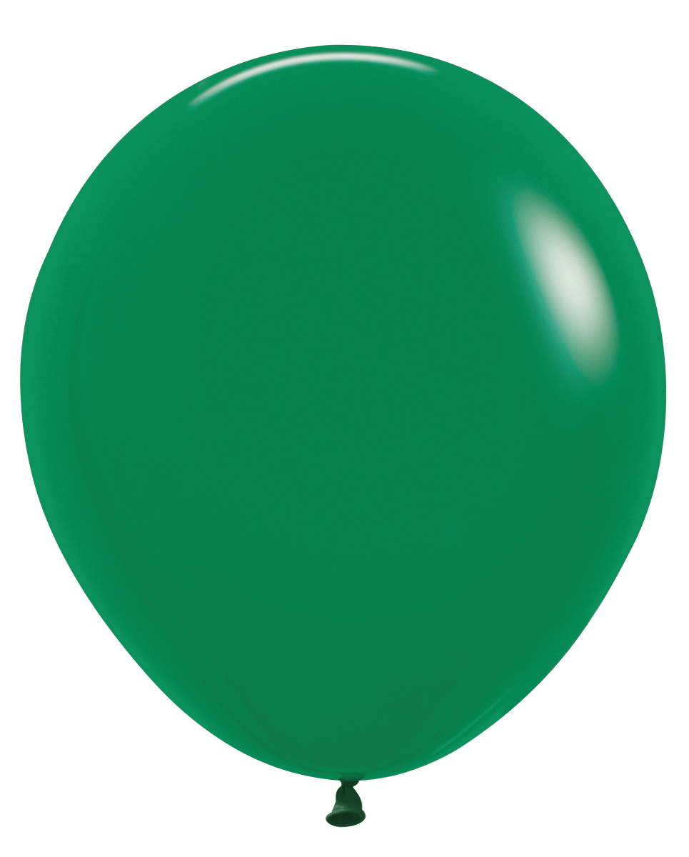 Balloons2Go Balloons Fashion Forest Green / 18 inch (25 Ct) Sempertex Fashion Color Latex Balloons All Sizes Sempertex Fashion Balloons | Bold Color Collection