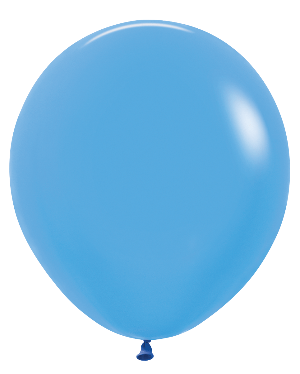Balloons2Go Balloons 18 inch (25 Ct) / Neon Blue Sempertex Neon Latex Balloons | UV Reactive Party Balloons Sempertex Neon Latex Balloons | All Sizes Bright Colors