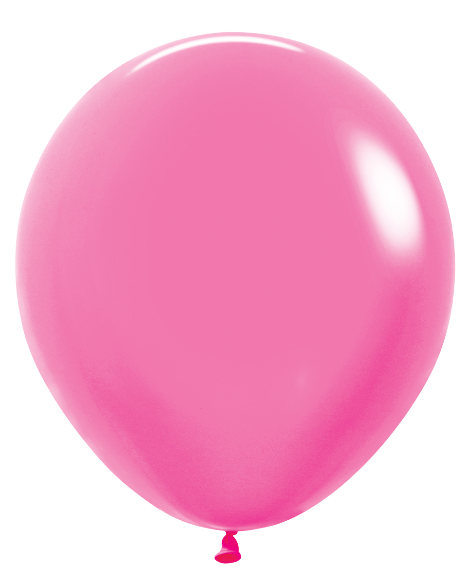 Balloons2Go Balloons 18 inch (25 Ct) / Neon Magenta Sempertex Neon Latex Balloons | UV Reactive Party Balloons Sempertex Neon Latex Balloons | All Sizes Bright Colors