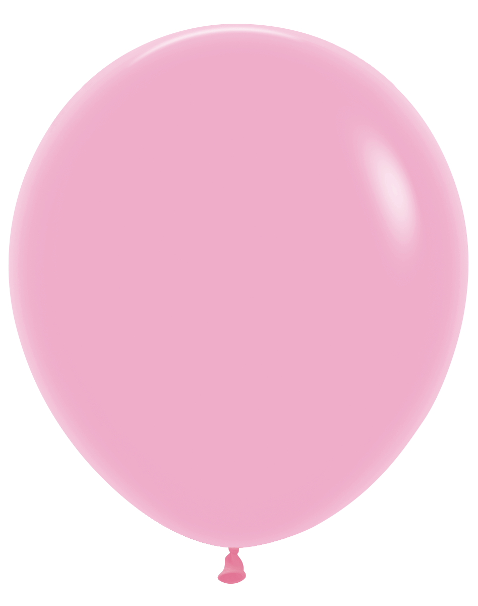 Balloons2Go Balloons Fashion Bubblegum Pink / 18 inch (25 Ct) Sempertex Fashion Color Latex Balloons All Sizes Sempertex Fashion Balloons | Bold Color Collection