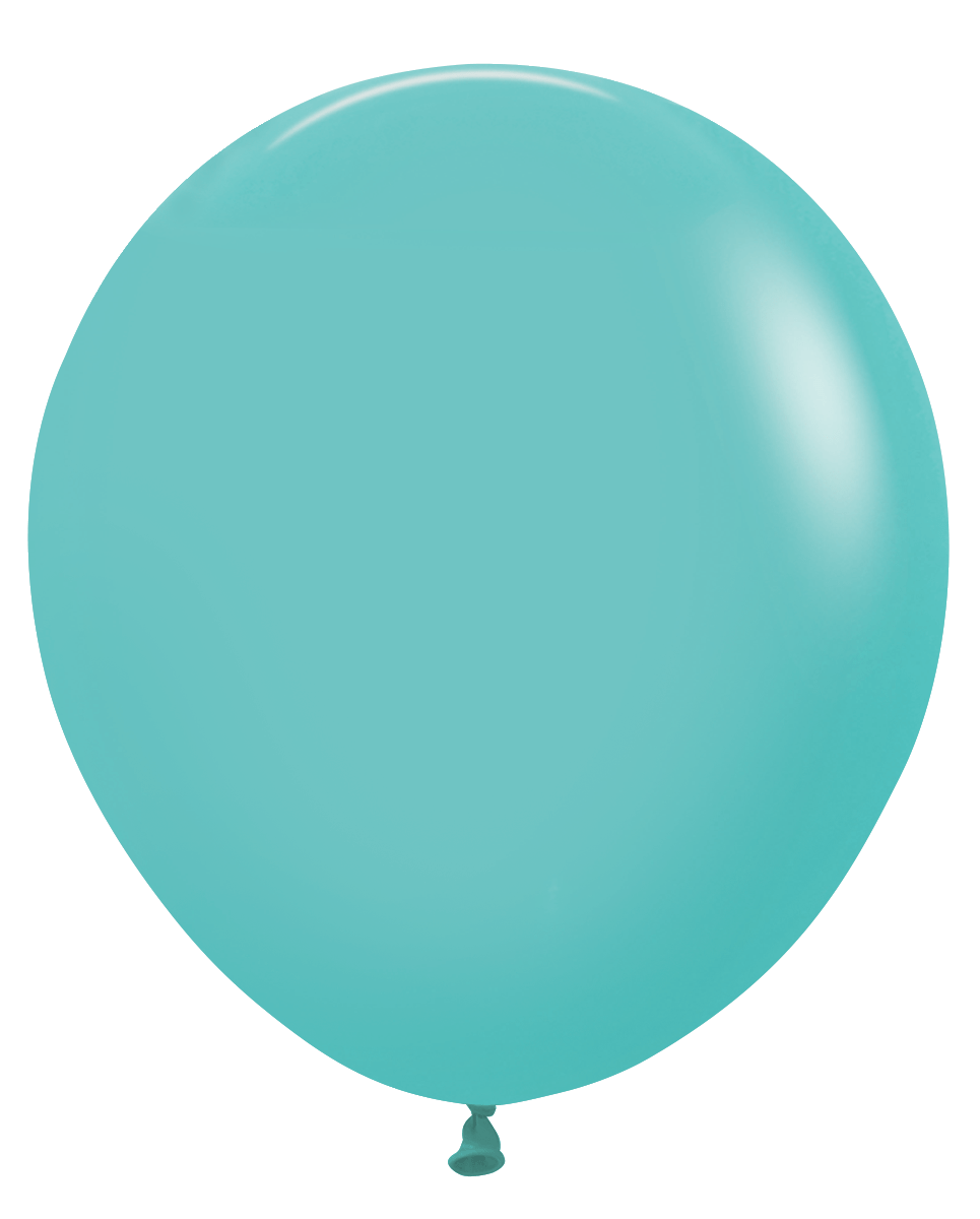 Balloons2Go Balloons Fashion Robbins Egg Blue / 18 inch (25 Ct) Sempertex Fashion Color Latex Balloons All Sizes Sempertex Fashion Balloons | Bold Color Collection