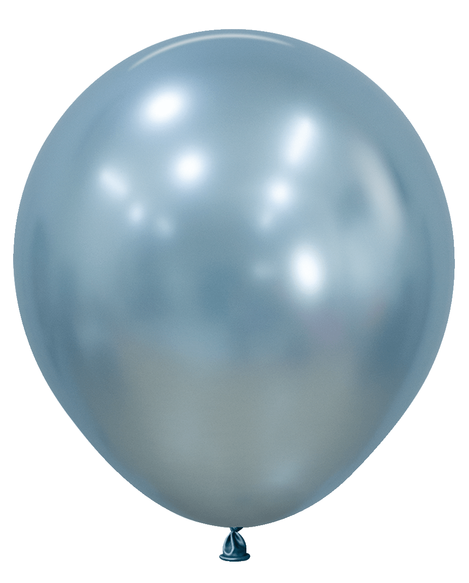 Balloons2Go Balloons 18" Sempertex Silk Arctic Blue Balloons 25 Ct 18in Arctic Blue Latex Balloons - 25ct | Sempertex Silk