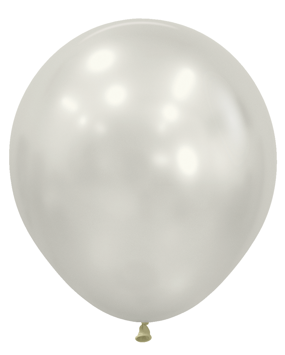 Balloons2Go Balloons 18" Silk Oyster White Latex Balloons 25ct 18" Silk Oyster Dust Latex Balloons – Elegant Decor