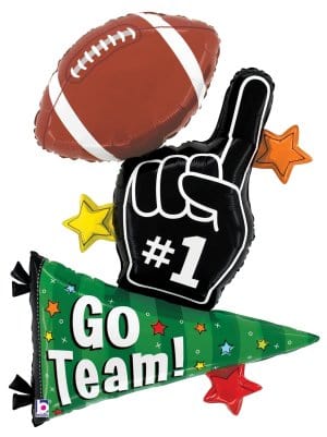 sempertex Balloons 35" Tailgate Trio Foil Balloon - Pkg 35" Tailgate Trio Foil Balloon - Pkg