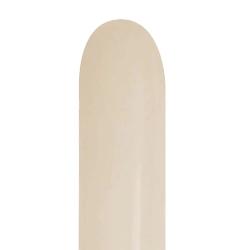 Balloons2Go Balloons 260 Sempertex Deluxe White Sand Twisting - Entertainer Balloons | 50 Count 260 White Sand Twisting Balloons – 50ct | Sempertex