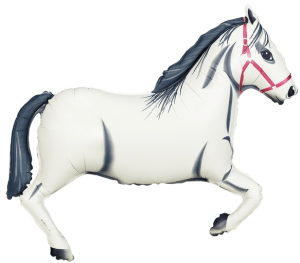 sempertex Balloons 43" White Horse Shape Foil Balloon 43" White Horse Shape Foil Balloon