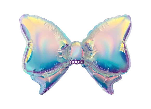Balloons2Go Balloons Iridescent 24" Bow Foil Balloon Air-Fill Only Iridescent 24" Bow Foil Balloon Air-Fill Only