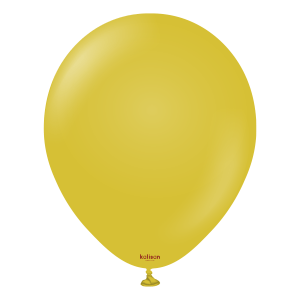 Balloons2Go Balloons 5 inch (100 Ct) Kalisan Retro Mustard Balloons 5in Retro Mustard Balloons - 100ct | Kalisan Mini Latex