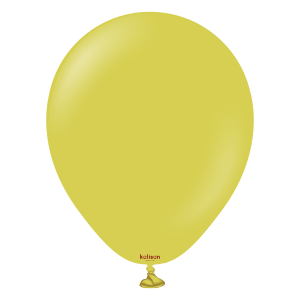 Balloons2Go Balloons 5 inch (100 Ct) Kalisan Retro Olive Balloons 5in Kalisan Retro Olive Balloons - 100ct | Earthy Green