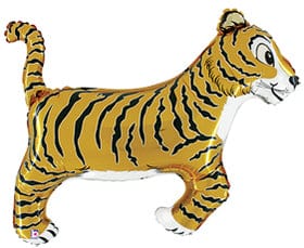Balloons2Go Balloons 34" Tiger Foil Balloon 1 ct 34" Tiger Foil Balloon 1 ct