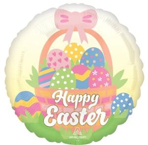 Anagram balloons Balloons 18" Easter Egg Basket Foil Balloon 18" Easter Egg Basket Foil Balloon