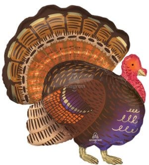 Anagram balloons Balloons 27" x 37" Thankful Turkey Foil Balloon 27" x 37" Thankful Turkey Foil Balloon