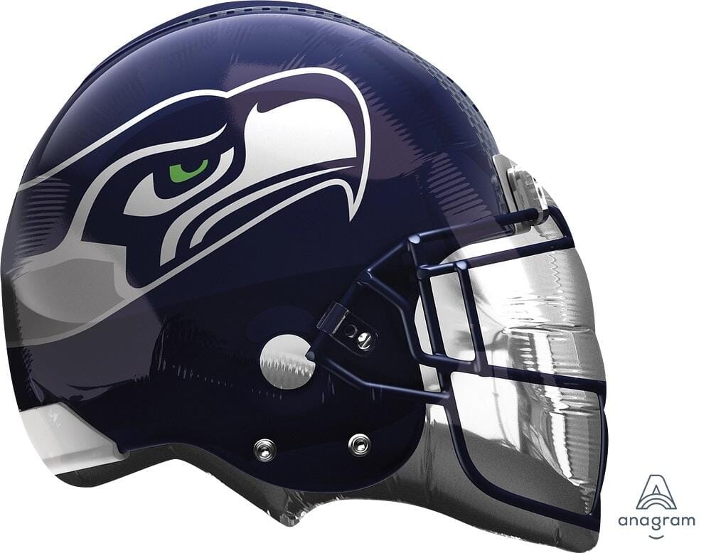 Seattle Seahawks Helmet Foil Balloon, 21