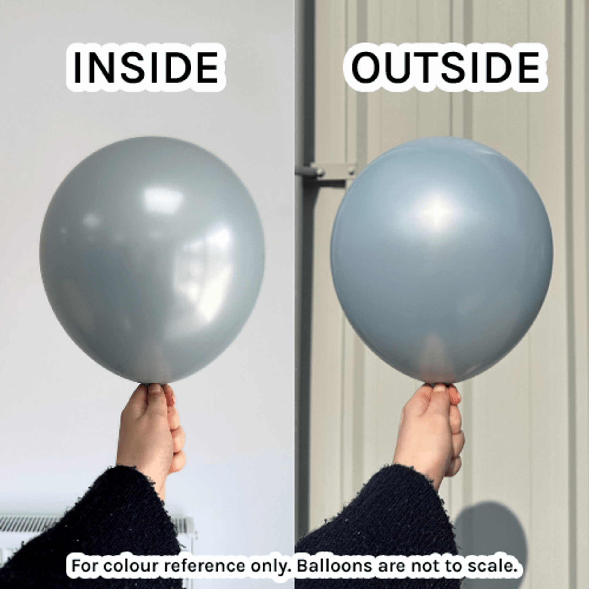 Balloons2Go Balloons Aura Ice Blue / 5 inch (100 Ct) Kalisan Aura Collection Kalisan Aura Collection – Premium Pastel Balloons