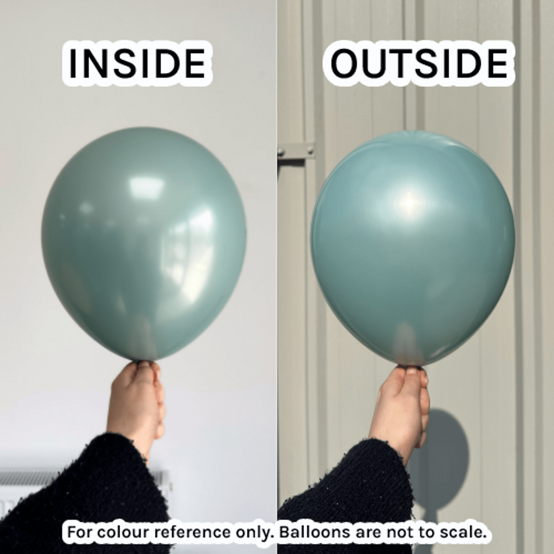 Balloons2Go Balloons Aura Ice Mint / 5 inch (100 Ct) Kalisan Aura Collection Kalisan Aura Collection – Premium Pastel Balloons