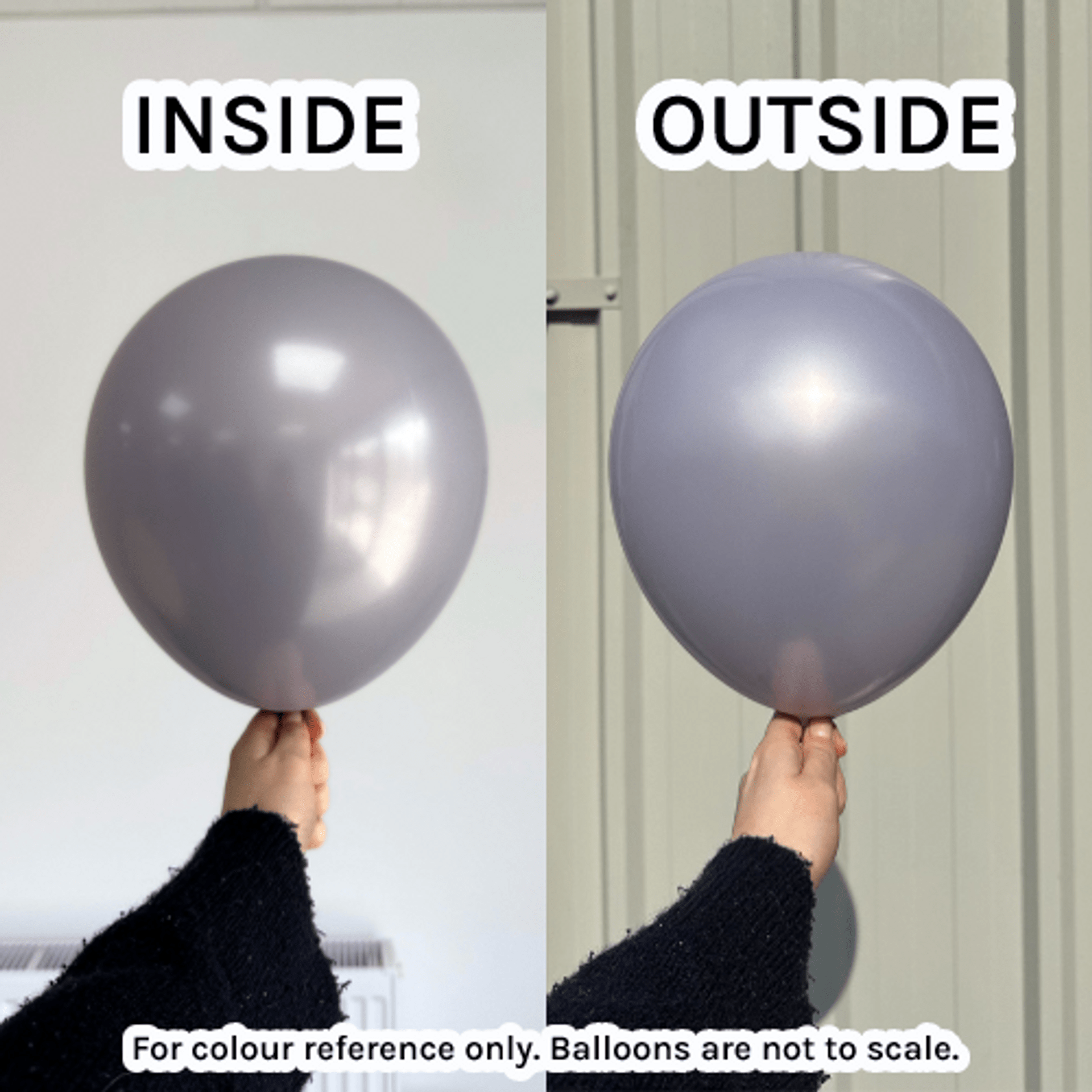 Balloons2Go Balloons Aura Lavender Fog / 5 inch (100 Ct) Kalisan Aura Collection Kalisan Aura Collection – Premium Pastel Balloons