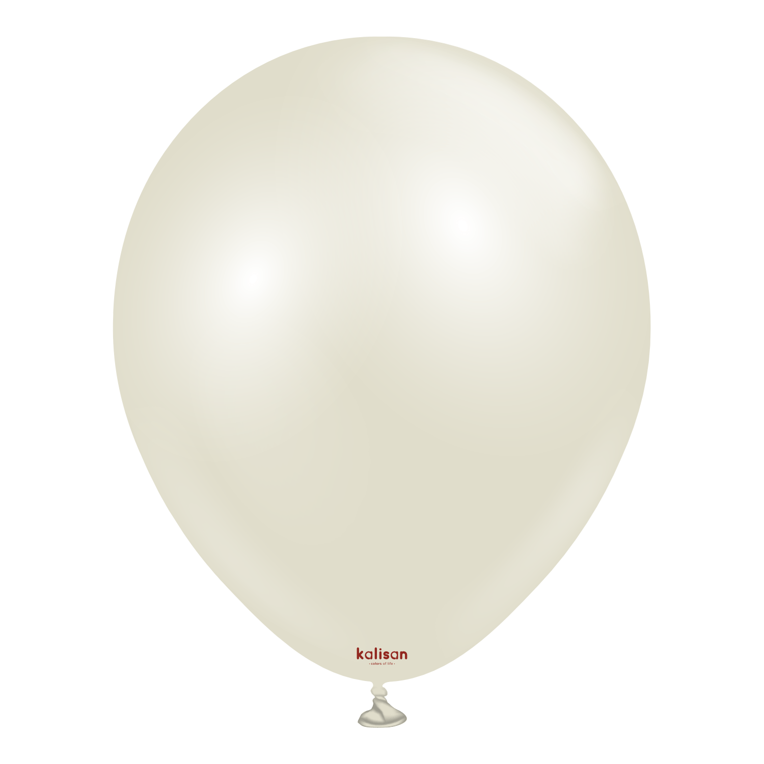 Balloons2Go Balloons Aura Ivory White / 5 inch (50 Ct) Kalisan Aura Collection Kalisan Aura Collection – Premium Pastel Balloons