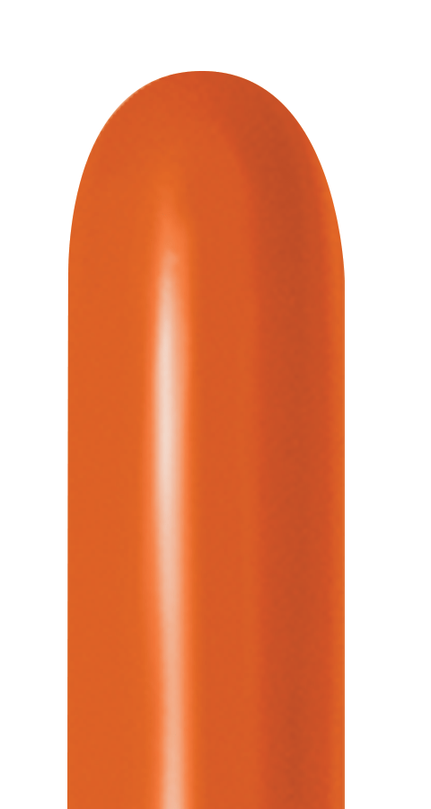 Balloons2Go Balloons 160 (100 Ct) / Deluxe Sunset Orange Sempertex Deluxe Twisting- Entertainer Latex Balloons | All Sizes Sempertex Deluxe Twisting Latex Balloons – All Sizes