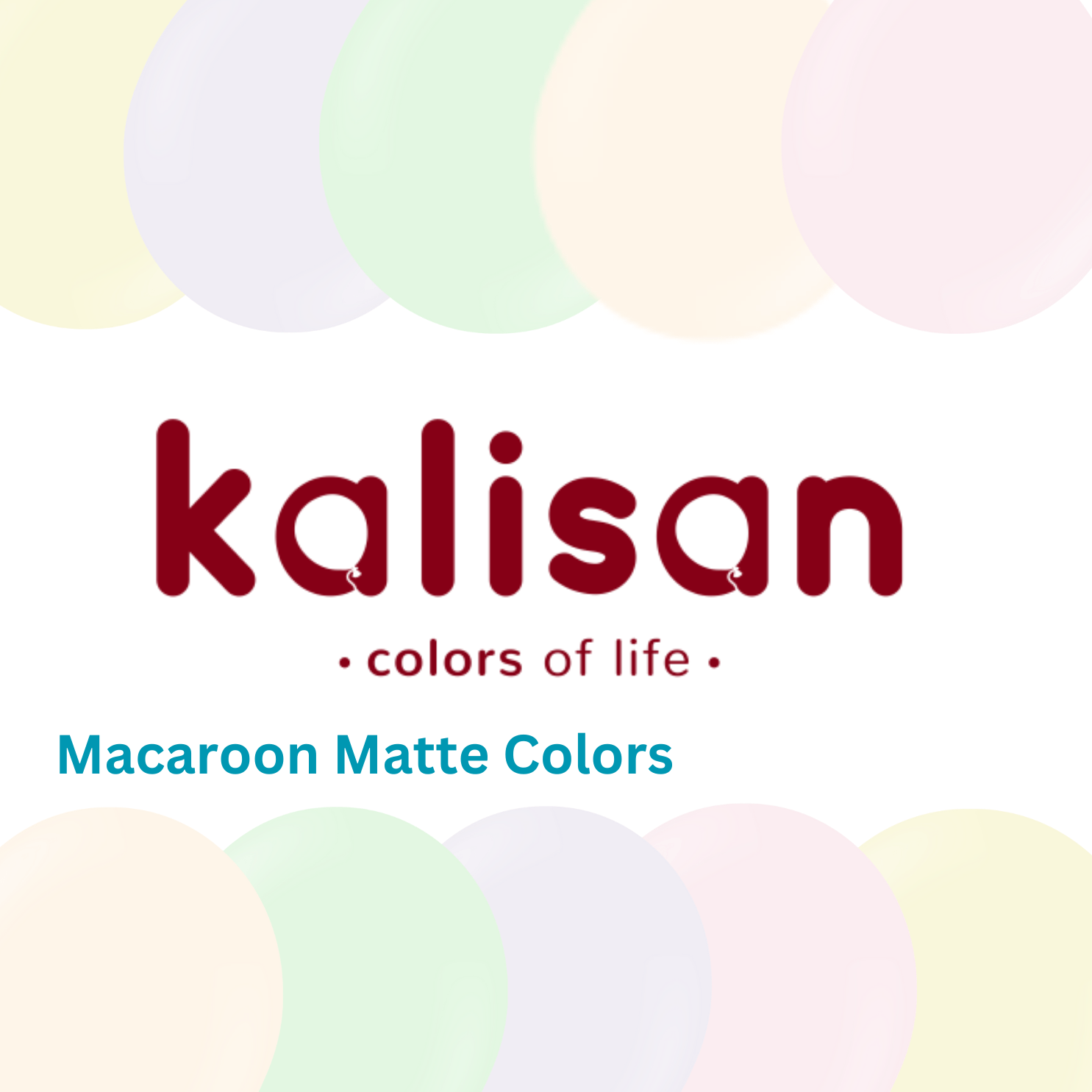 Balloons2Go Balloons Kalisan Macaron Matte Color Balloons 12in Macaron Pale Yellow Latex Balloons | Soft Party Color