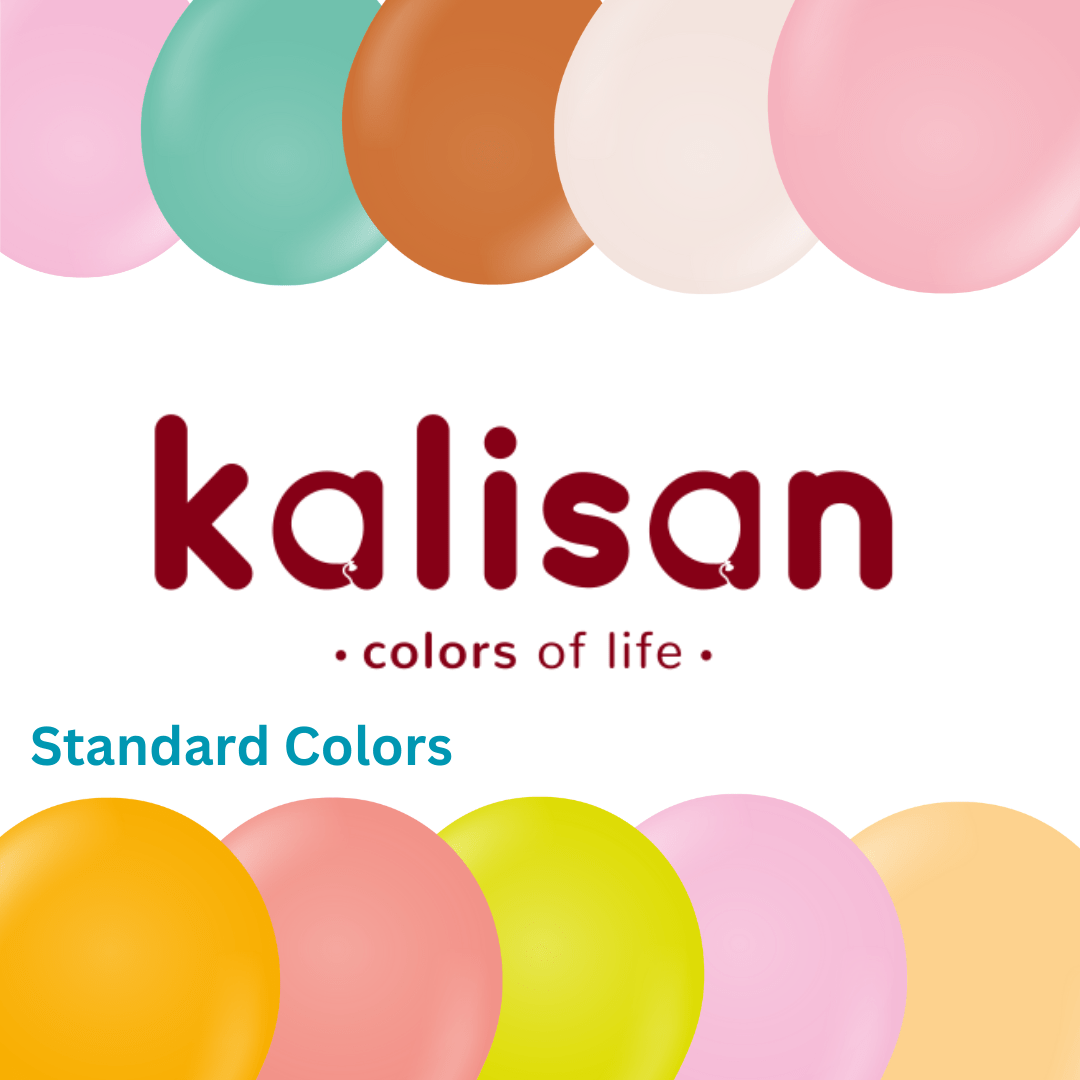 Balloons2Go Balloons Kalisan Standard Colors All Sizes Kalisan Deluxe Latex Balloons | Vibrant Color Collection