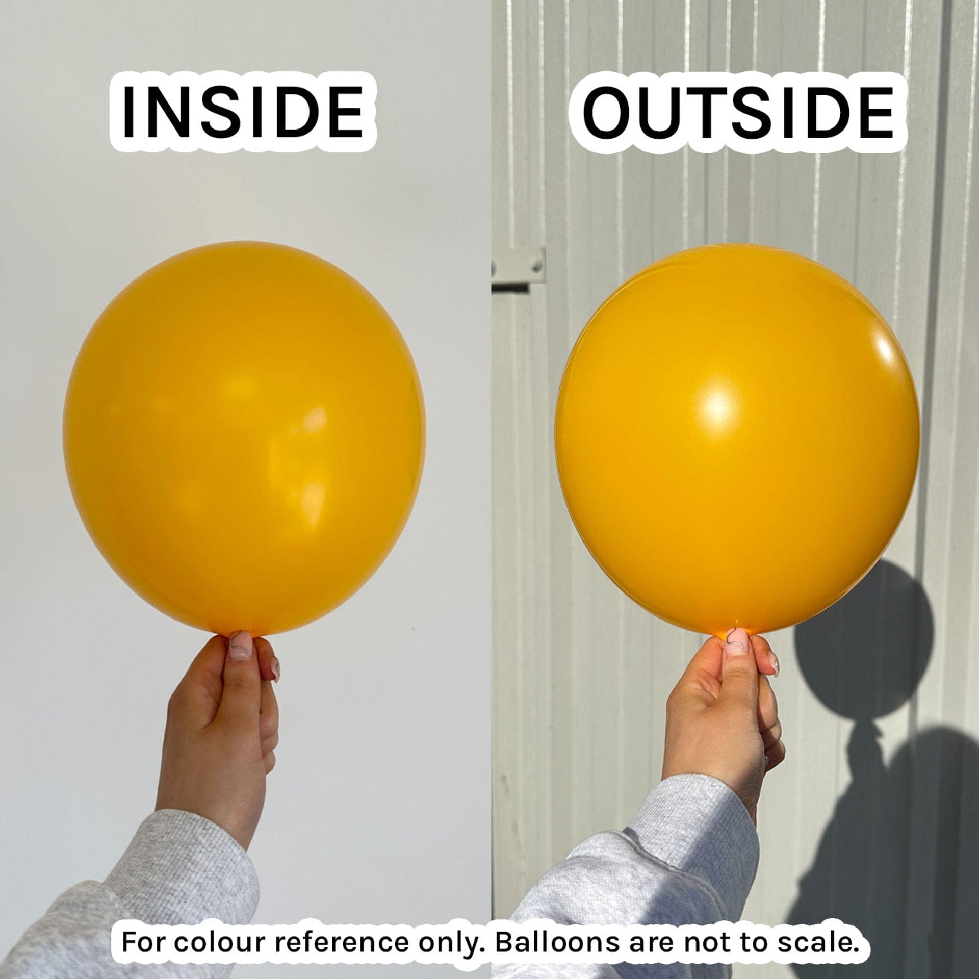 Balloons2Go Balloons 5 inch (100 Ct) / Deluxe Honey Yellow Sempertex Summer Collection Latex Balloons | Bright & Festive Balloon Decor Summer Balloon Collection | Bright & Festive Balloon Decor