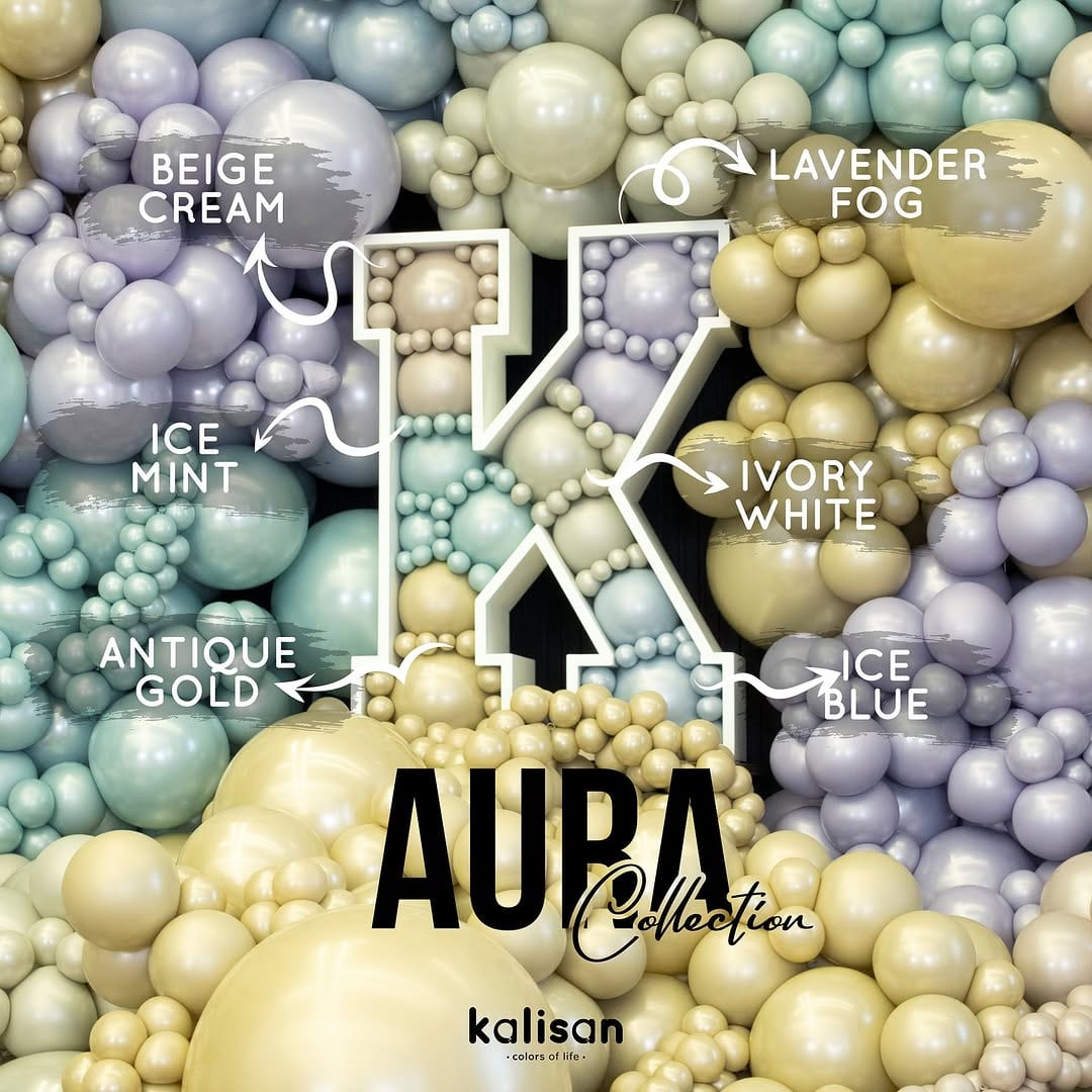 Balloons2Go Balloons Kalisan Aura Collection Kalisan Aura Collection – Premium Pastel Balloons