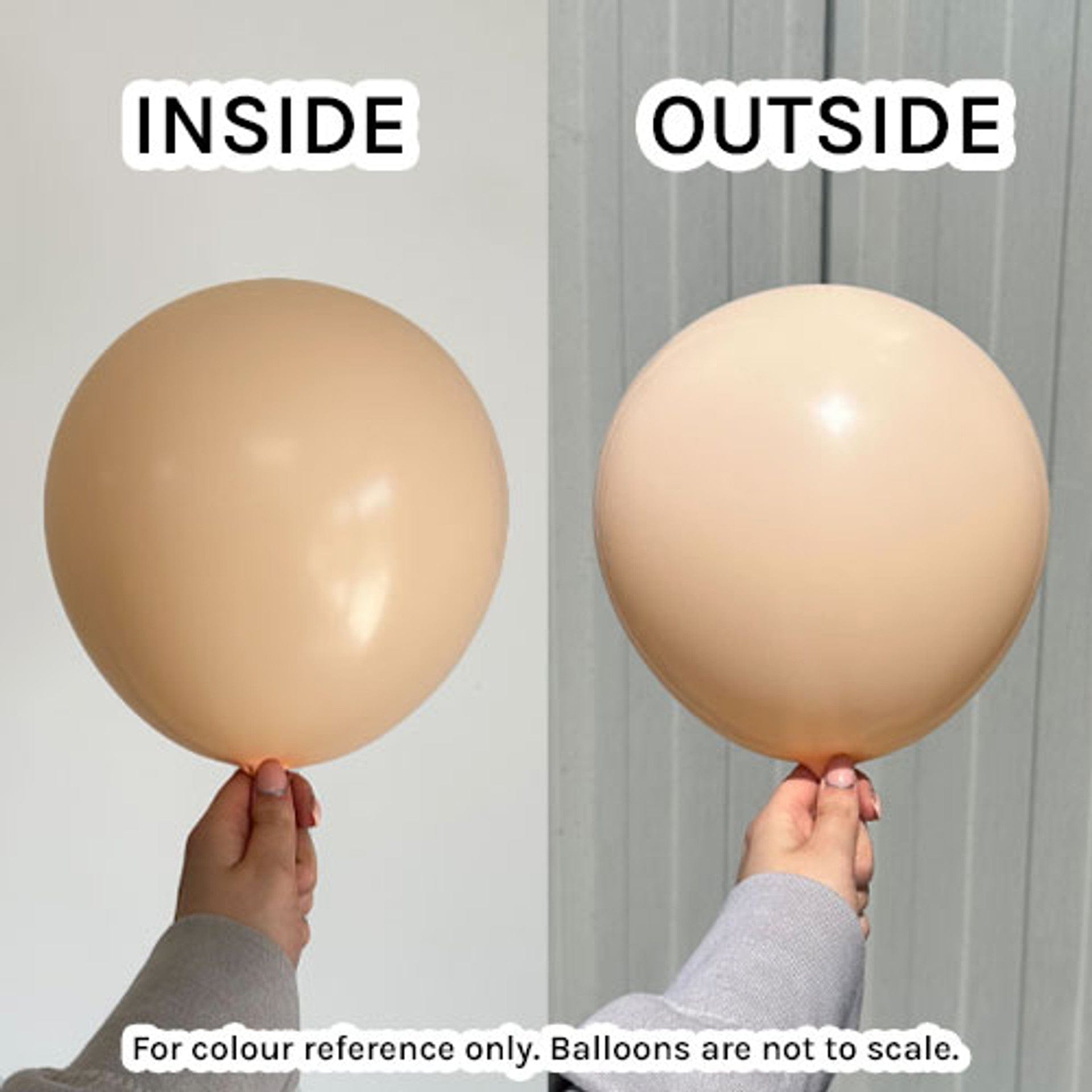 Balloons2Go Balloons Macaroon Pale Salmon / 5 inch (100 Ct) Kalisan Macaron Matte Color Balloons 12in Macaron Pale Yellow Latex Balloons | Soft Party Color