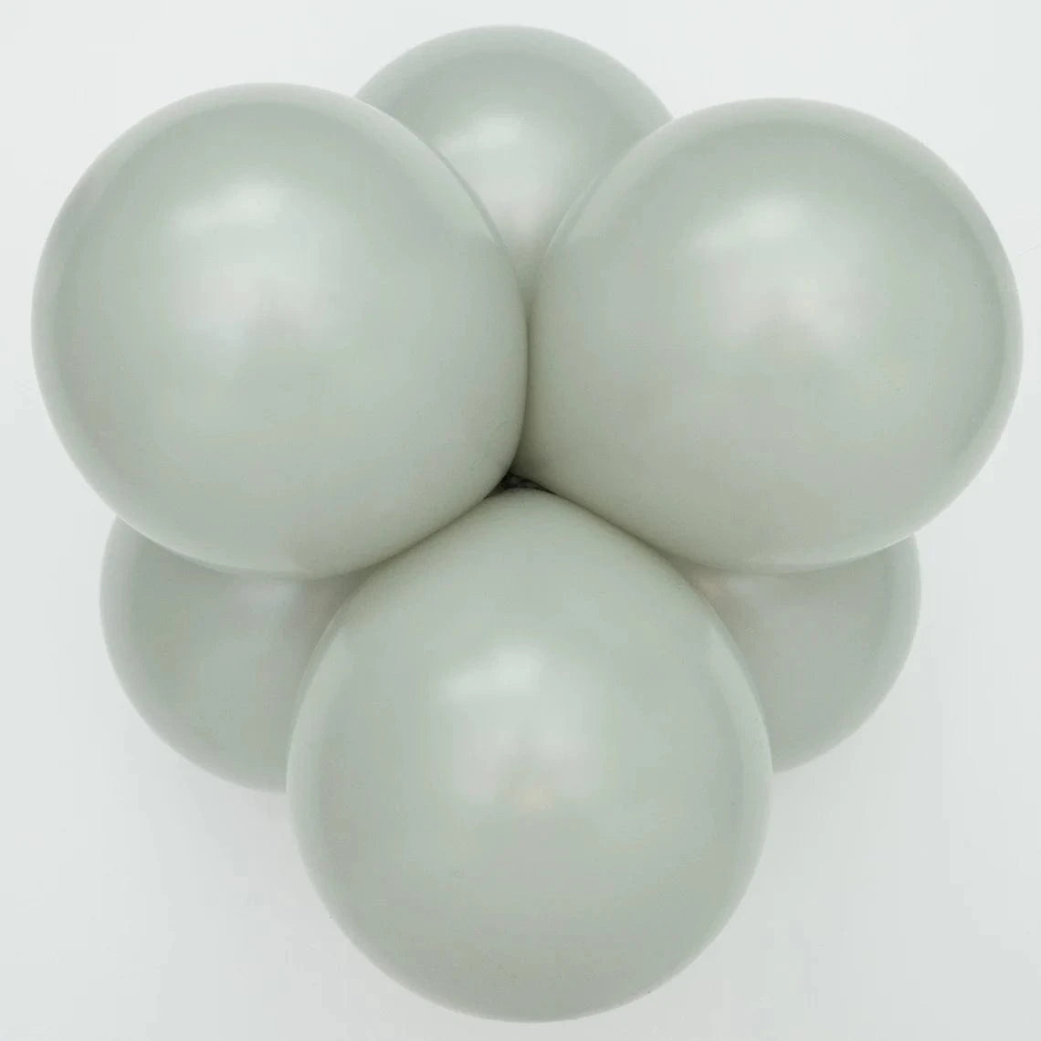 Balloons2Go Balloons 5 inch (100 Ct) / Pastel Dusk Laurel Green Sempertex Pastel Dusk Round Latex Balloons / All Sizes Sempertex Pastel Dusk Round Latex Balloons / All Sizes