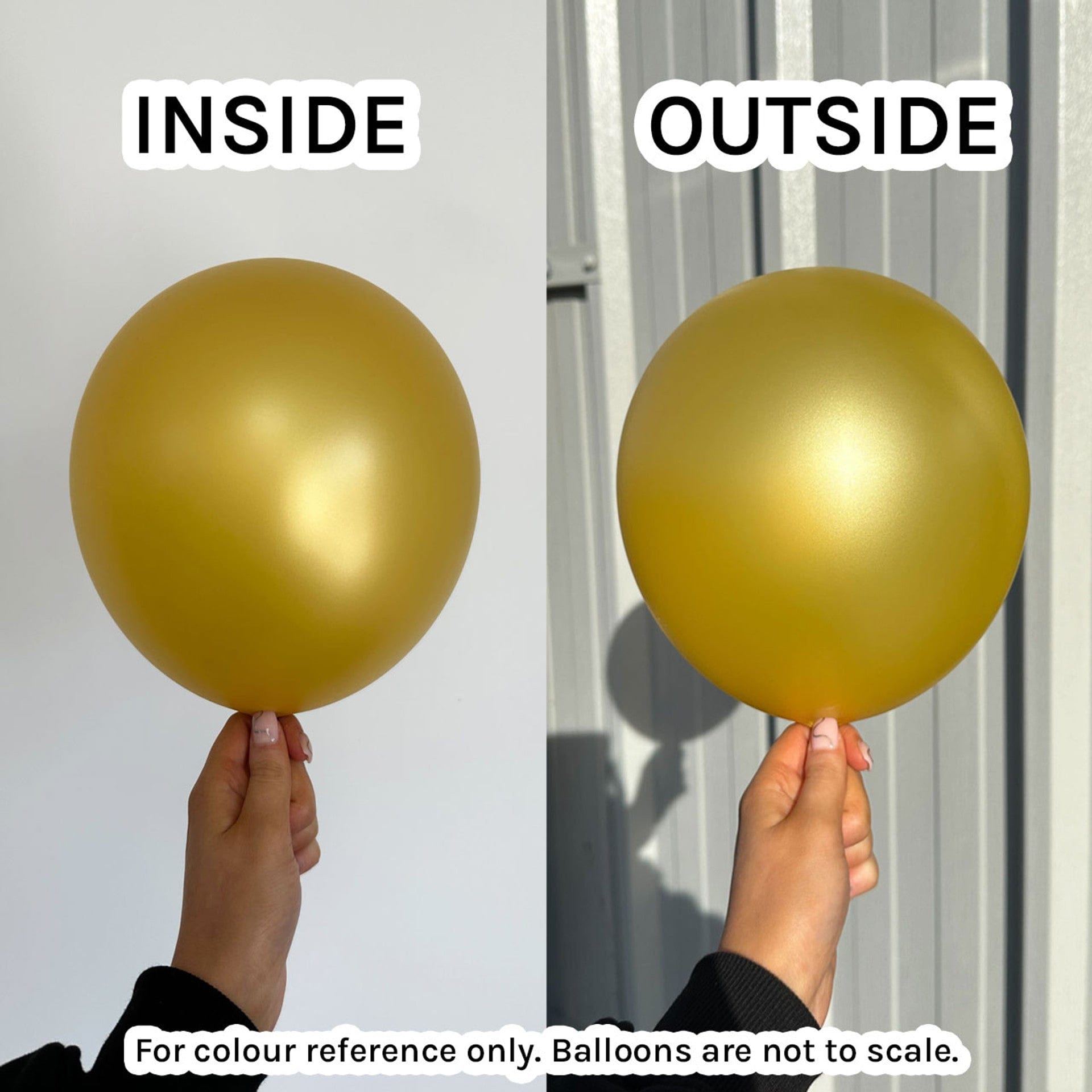 Balloons2Go Balloons 5 inch (100 Ct) / Metallic Gold Sempertex Metallic Latex Balloons | All Sizes Sempertex Metallic Latex Balloons | All Sizes