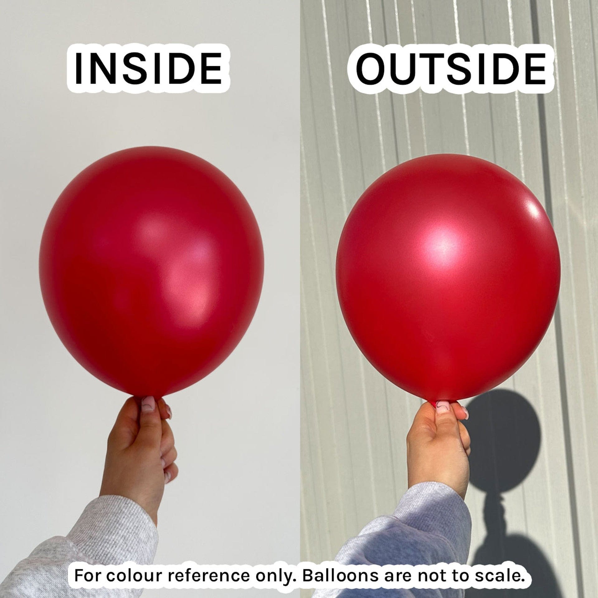 Balloons2Go Balloons 11 inch (100 Ct) / Metallic Red Sempertex Metallic Latex Balloons | All Sizes Sempertex Metallic Latex Balloons | All Sizes