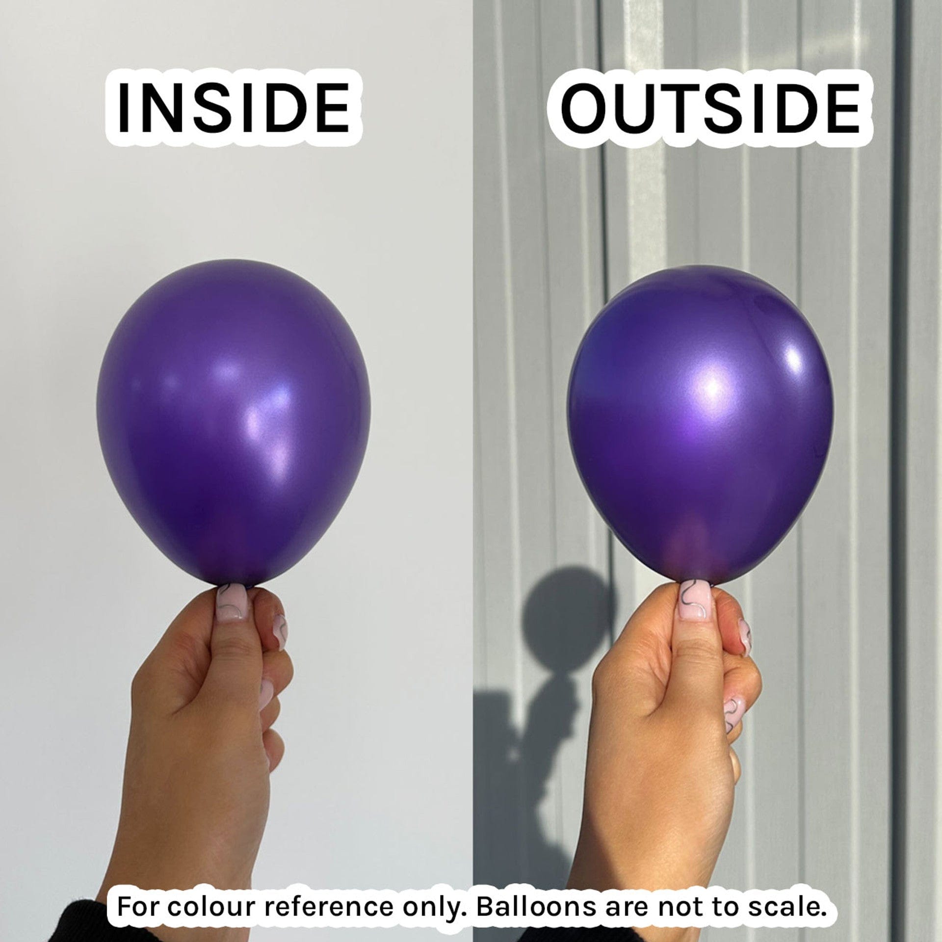 Balloons2Go Balloons 5 inch (100 Ct) / Metallic Violet Sempertex Metallic Latex Balloons | All Sizes Sempertex Metallic Latex Balloons | All Sizes