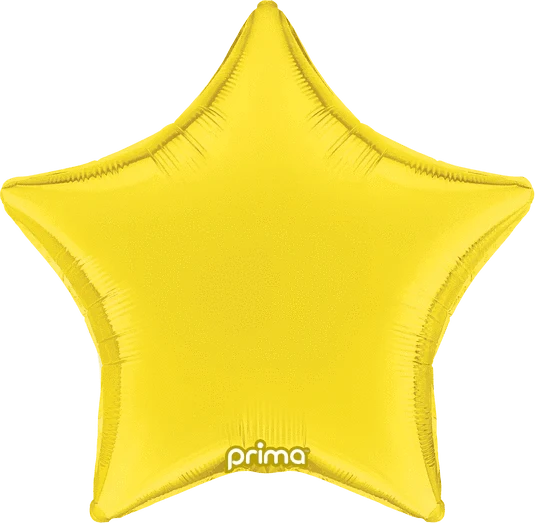 Balloons2Go Balloons 18" Yellow Star Foil Balloon 1ct 18" Yellow Star Foil Balloon 1ct