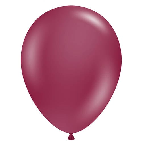 Balloons2Go Balloons 5 inch (50 Ct) / Sangria TUFTEX Deluxe Round Latex Colors | All Sizes Tuftex Designer Round Latex Balloons | Assorted Premium Colors