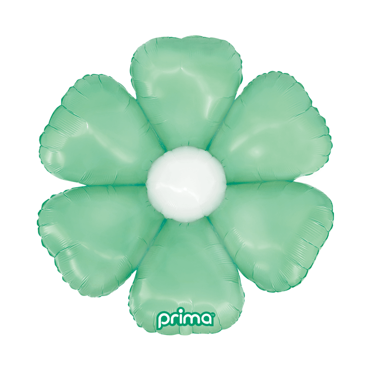 Balloons2Go Balloons Mint Green Daisy / 24 Inch Air-Fill Prima Daisy Balloons Prima Daisy Balloons