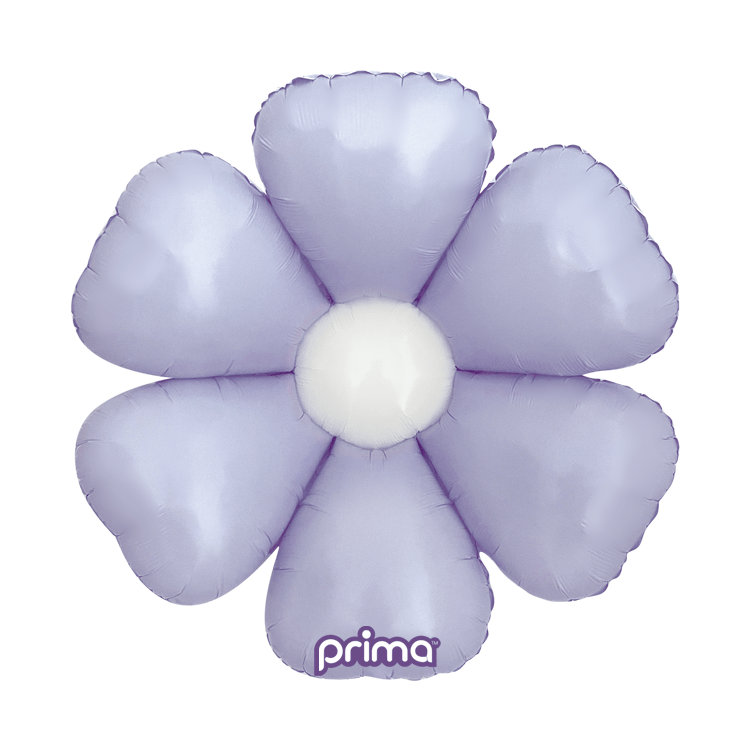 Balloons2Go Balloons Pale Lavender Daisy / 24 Inch Air-Fill Prima Daisy Balloons Prima Daisy Balloons