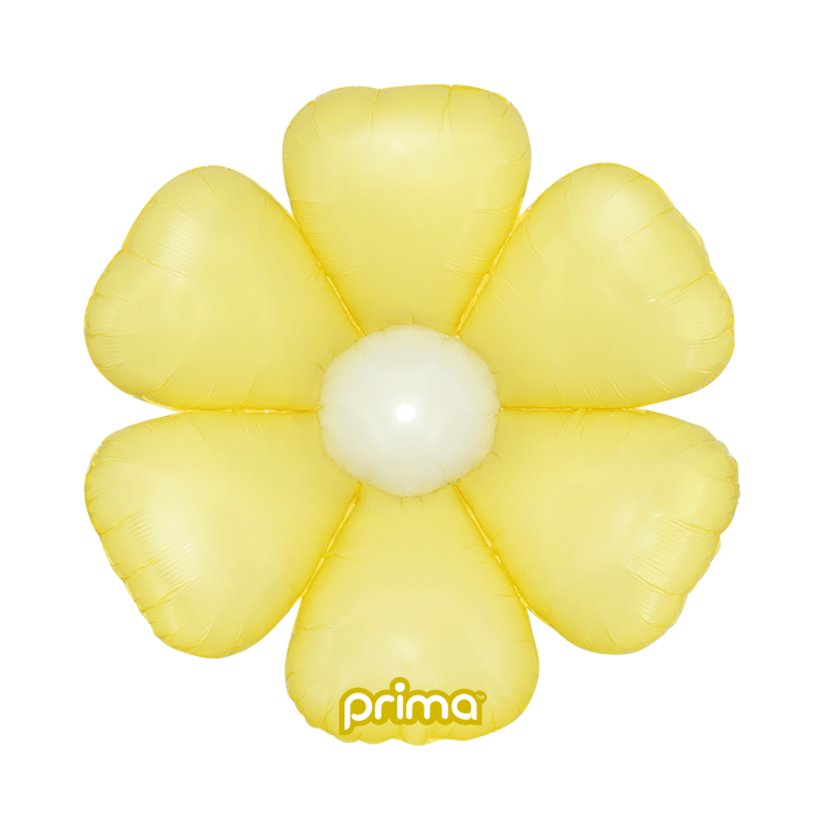 Balloons2Go Balloons Yellow Daisy / 24 Inch Air-Fill Prima Daisy Balloons Prima Daisy Balloons