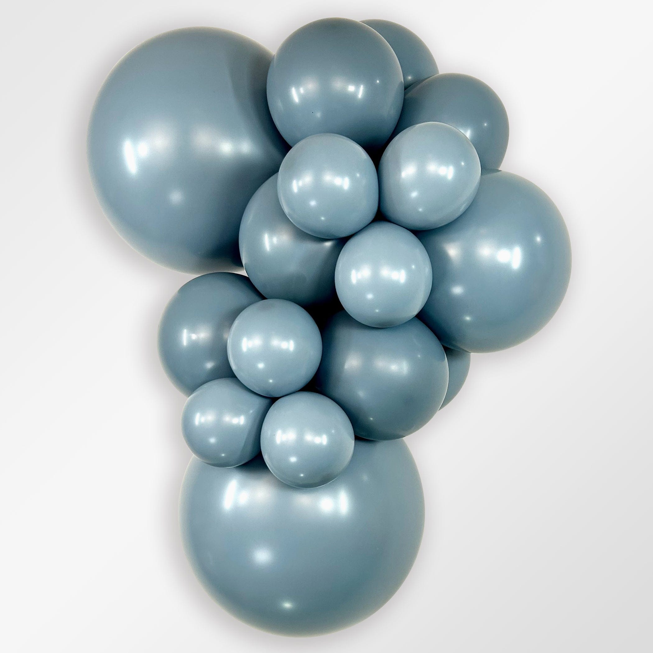 Balloons2Go Balloons 5 inch (100 Ct) / Pastl Dusk Blue Sempertex Pastel Dusk Round Latex Balloons / All Sizes Sempertex Pastel Dusk Round Latex Balloons / All Sizes