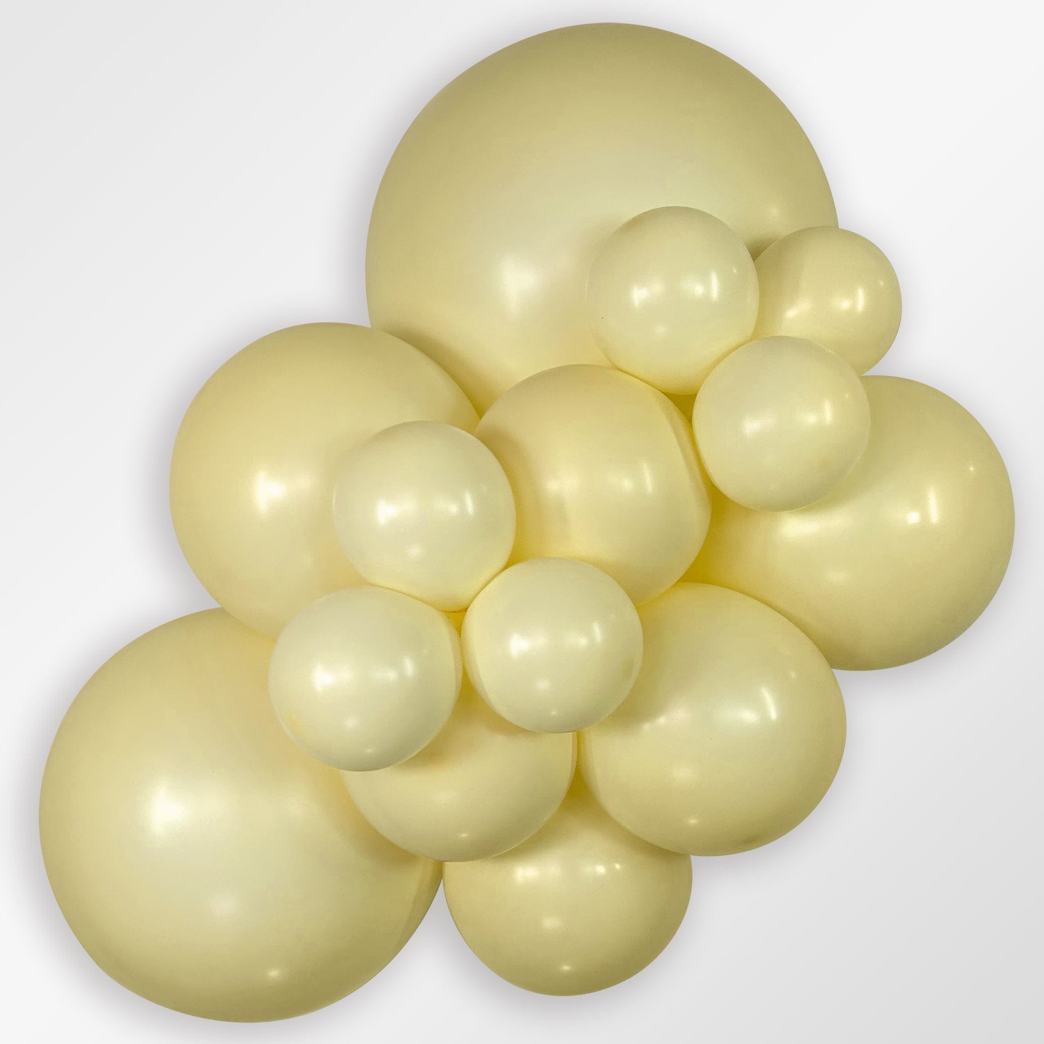 Balloons2Go Balloons 5 inch (100 Ct) / Pastel Matte Yellow Sempertex Pastel Matte Round Latex Balloons | All Sizes Sempertex Pastel Matte Round Latex Balloons