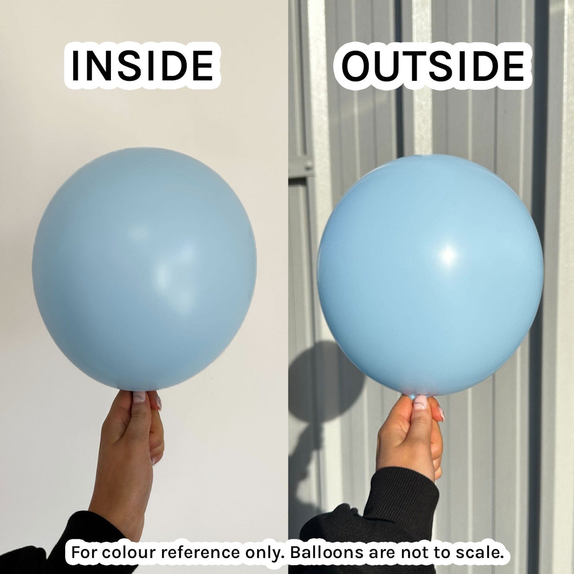 Balloons2Go Balloons 24" Sempertex Balloons Pastel Matte Blue Latex Balloons | 3ct Pack 24in Pastel Matte Blue Balloons - 3ct | Sempertex