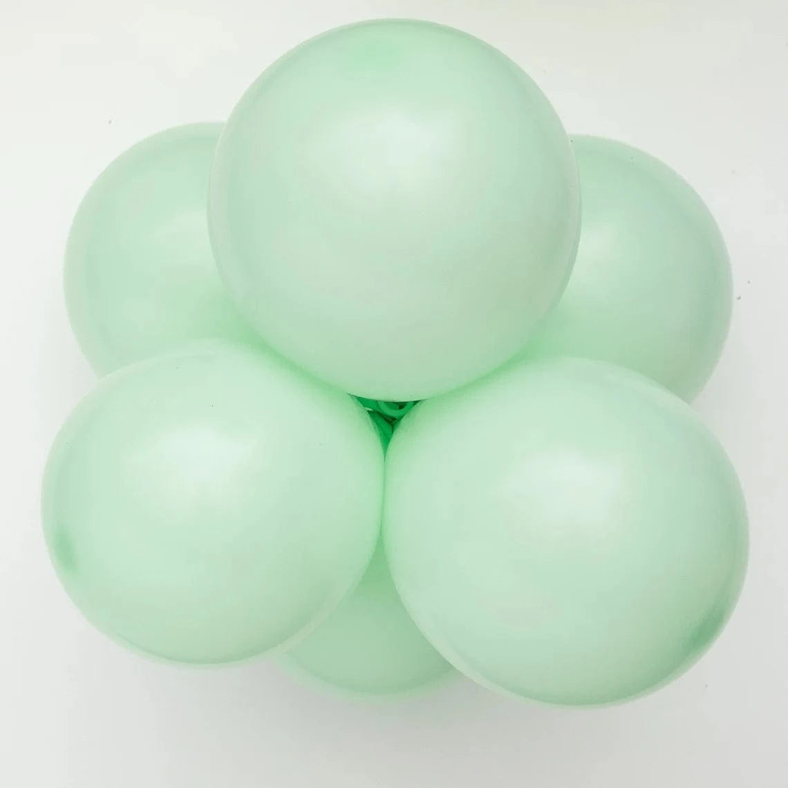 Balloons2Go Balloons 5 inch (100 Ct) / Pastel Matte Green Sempertex Pastel Matte Round Latex Balloons | All Sizes Sempertex Pastel Matte Round Latex Balloons